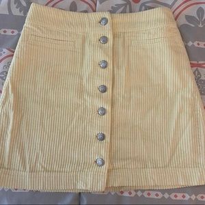 Aritzia Wilfred Free corduroy mini skirt!